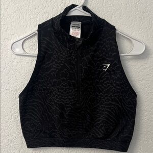 Gymshark Black Patterned Tank Top